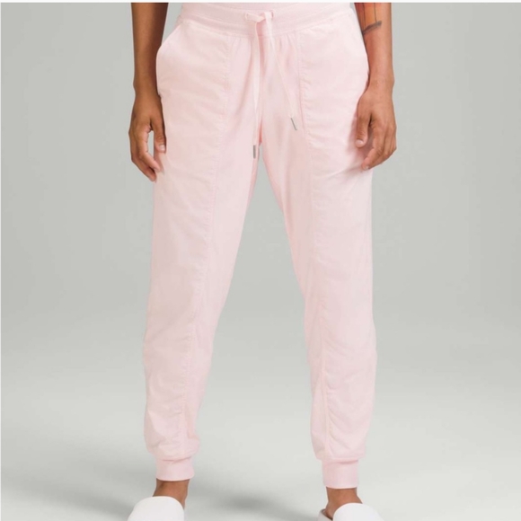 lululemon athletica Pants - Lululemon dance studio fully lined MR joggers in strawberry milkshake size 2